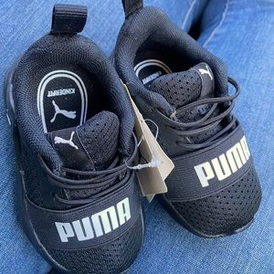 Black Puma Kinder Fit Sneakers